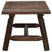 Salontafel 90X50X41 Cm Massief Vurenhout Donkerbruin