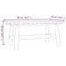 Salontafel 90X50X41 Cm Massief Vurenhout Donkerbruin