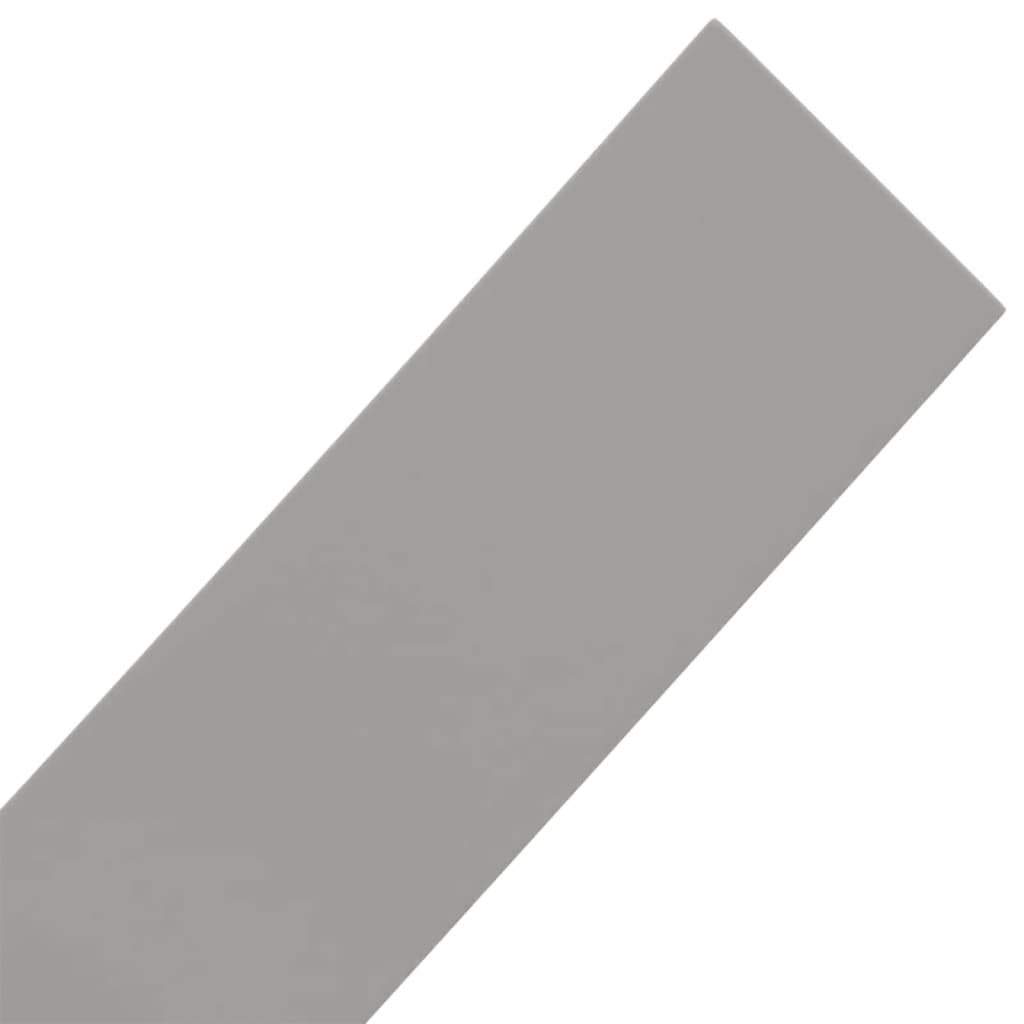 Tuinranden 3 st 10 m 10 cm polyetheen grijs
