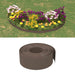 Tuinranden 3 st 10 m 20 cm polyetheen bruin