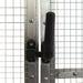 Volière 1,79x8x1,85 m aluminium zilverkleurig