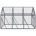 Volière 1,79x3x1,85 m aluminium antracietkleurig