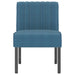 Stoel fluweel blauw
