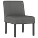 Fauteuil stof donkergrijs