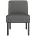 Fauteuil stof donkergrijs