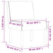 Fauteuil stof donkergrijs