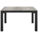 Salontafel Tuin 55X55X31 Cm Dpc En Staal Grijs