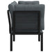 Tuinhoekstoelen 2 St Met Kussens Poly Rattan Zwart En Grijs 1 2x hoek