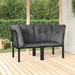Tuinhoekstoelen 2 St Met Kussens Poly Rattan Zwart En Grijs 1 2x hoek