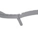 Ligbed 184x55x64 cm massief acaciahout grijs