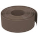 Tuinrand 10 m 20 cm polyetheen bruin