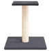 Krabpaal met platform 38 cm donkergrijs