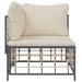 Tuinhoekbank Met Beige Kussens Poly Rattan 1