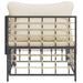 Tuinhoekbank Met Beige Kussens Poly Rattan 1