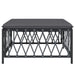 Tuinvoetenbank Met Kussen Geweven Stof Antracietkleurig 1 Voetensteun