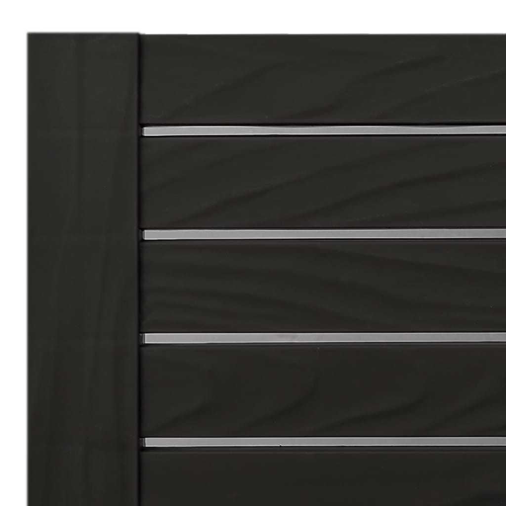 Ligbed 155x58x83 cm polypropeen zwart