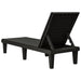 Ligbedden 2 st 155x58x83 cm polypropeen zwart