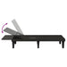 Ligbedden 2 st 155x58x83 cm polypropeen zwart