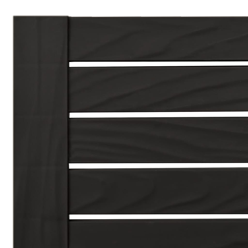 Ligbedden 2 st 155x58x83 cm polypropeen zwart