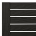 Ligbed tweepersoons 155x138x83 cm polypropeen zwart