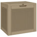 Tuinbox 55,5x43x53 cm polypropeen lichtbruin
