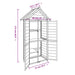 Tuinschuur 89x52,5x175 cm massief grenenhout bruin