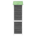 Tuinschuur 120x53,5x170 cm massief grenenhout grijs