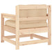 Tuinstoelen 2 St Met Kussens Massief Grenenhout 1 Natuurlijk grenenhout amchair