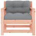 Tuinstoelen 2 St Met Kussens Massief Douglashout 1 Natuurlijk douglashout amchair