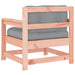 Tuinstoelen 2 St Met Kussens Massief Douglashout 1 Natuurlijk douglashout amchair