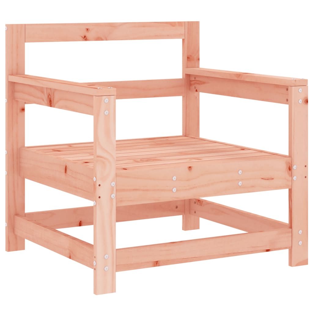 Tuinstoelen 2 St Met Kussens Massief Douglashout 1 Natuurlijk douglashout amchair