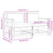 Tuinstoelen 2 St Met Kussens Massief Grenenhout Grijs 1 Grijs grenenhout Tweezitsbank