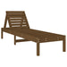 Ligbed 199,5x60x74 cm massief grenenhout bruin