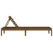 Ligbed 199,5x60x74 cm massief grenenhout bruin