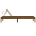 Ligbed 199,5x60x74 cm massief grenenhout bruin