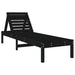 Ligbedden 2 st 199,5x60x74 cm massief grenenhout zwart