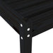 Ligbedden 2 st 199,5x60x74 cm massief grenenhout zwart