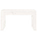 Tuinbank 80x38x45 cm massief grenenhout wit