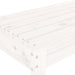 Tuinbank 80x38x45 cm massief grenenhout wit