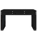Tuinbank 80x38x45 cm massief grenenhout zwart
