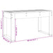 Tuinbank 80x38x45 cm massief douglashout