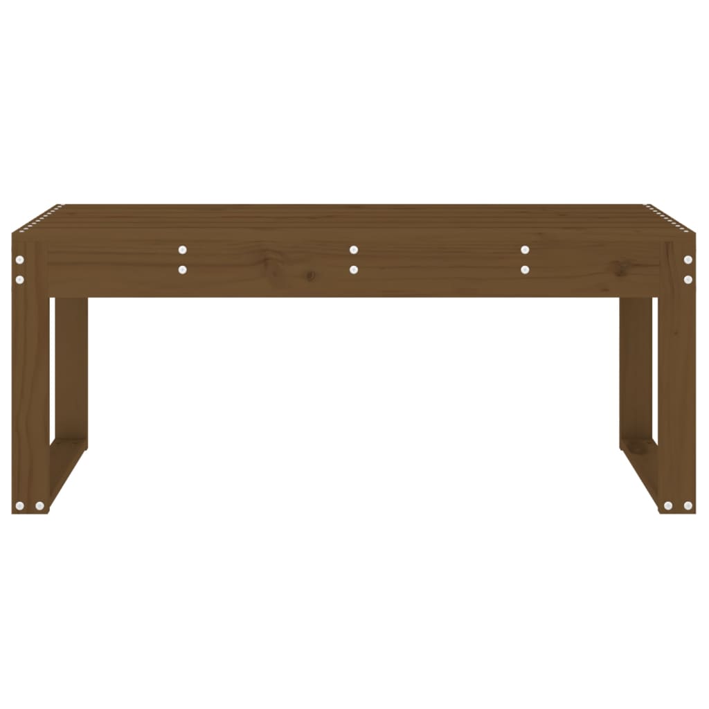 Tuinbank 110x38x45 cm massief grenenhout honingbruin