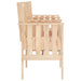 Tuinbank met tafel 2-zits massief grenenhout