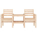 Tuinbank met tafel 2-zits massief grenenhout