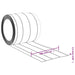 Deurgordijn 200x1,6 mm 25 m PVC transparant