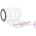 Deurgordijn 300x2,6 mm 25 m PVC transparant