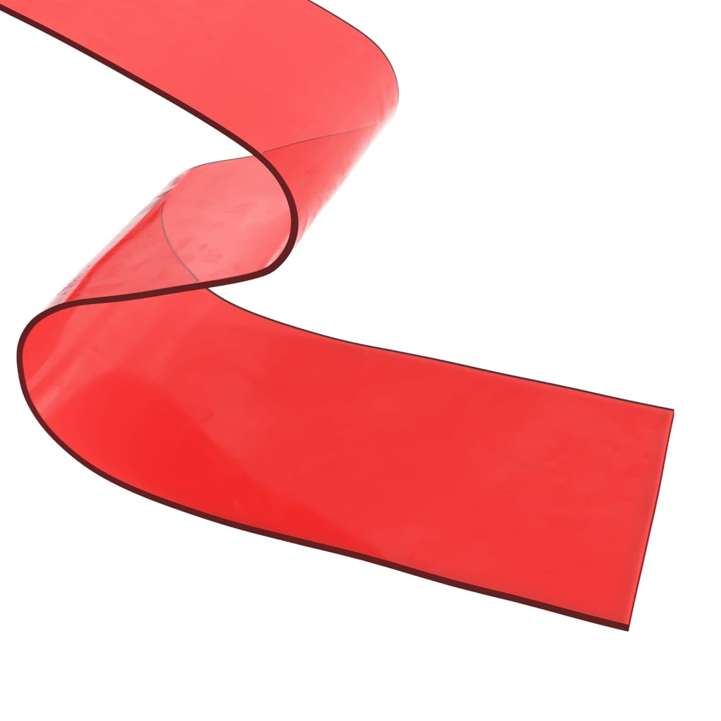 Deurgordijn 200x1,6 mm 25 m PVC rood