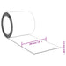 Deurgordijn 200x1,6 mm 50 m PVC rood