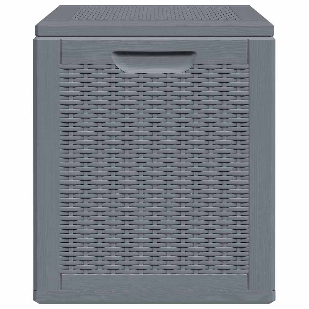 Tuinbox 90 L PP rattan grijs