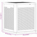 Tuinbox 90 L PP rattan grijs